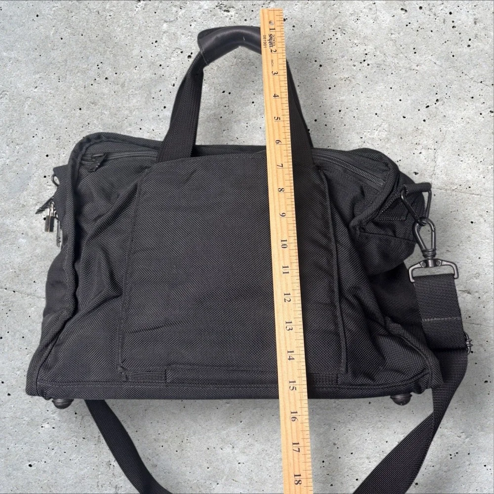 Tumi Alpha Ballistic Nylon‎ Briefcase Work Laptop Shoulder Crossbody Satchel Bag